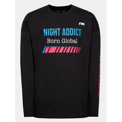 Night Addict Longsleeve MLT-NA149CONOR Czarny Regular Fit Night Addict XS MODIVO