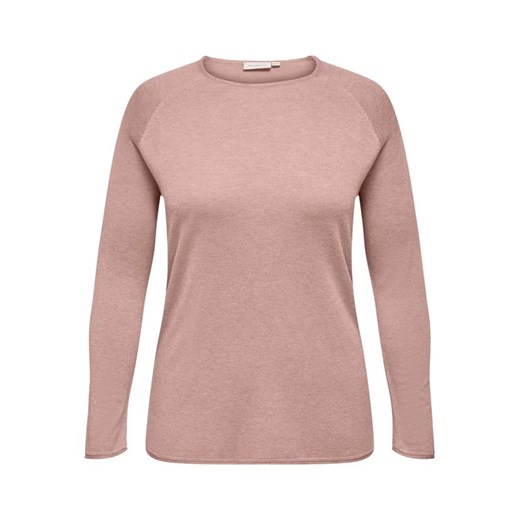 ONLY Carmakoma Sweter 15197209 Różowy Regular Fit ze sklepu MODIVO w kategorii Swetry damskie - zdjęcie 168486304