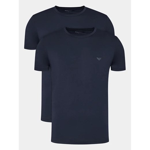 Emporio Armani Underwear Komplet 2 t-shirtów 111267 4R720 27435 Granatowy Regular Fit ze sklepu MODIVO w kategorii T-shirty męskie - zdjęcie 168486593