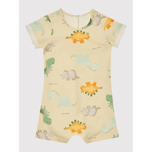 United Colors Of Benetton Romper 33TKAT006 Beżowy Regular Fit United Colors Of Benetton 74 MODIVO