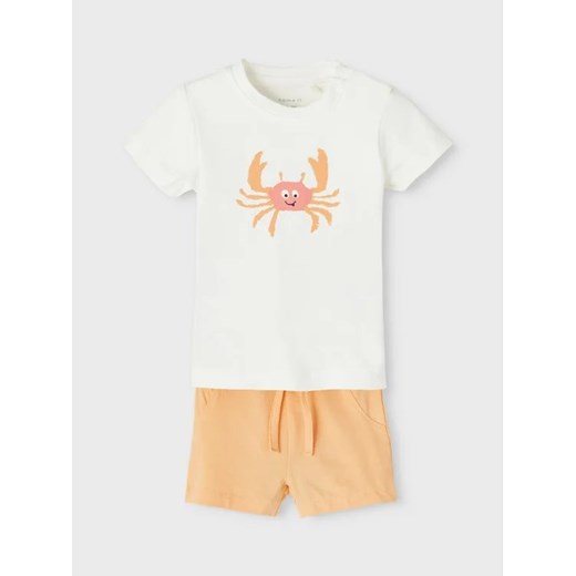 NAME IT Komplet t-shirt i szorty sportowe 13204117 Kolorowy Regular Fit ze sklepu MODIVO w kategorii Komplety niemowlęce - zdjęcie 168488180