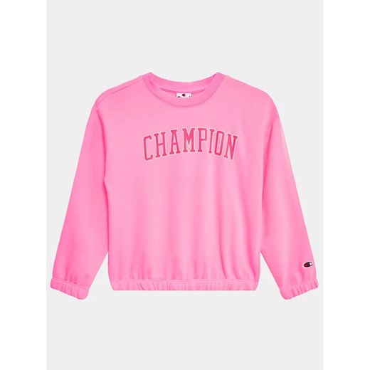 Champion Bluza Bookstore 404655 Różowy Boxy Fit ze sklepu MODIVO w kategorii Bluzy dziewczęce - zdjęcie 168488441