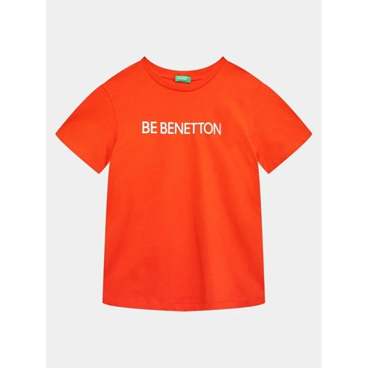 United Colors Of Benetton T-Shirt 3I1XC10BI Czerwony Regular Fit United Colors Of Benetton 122 MODIVO