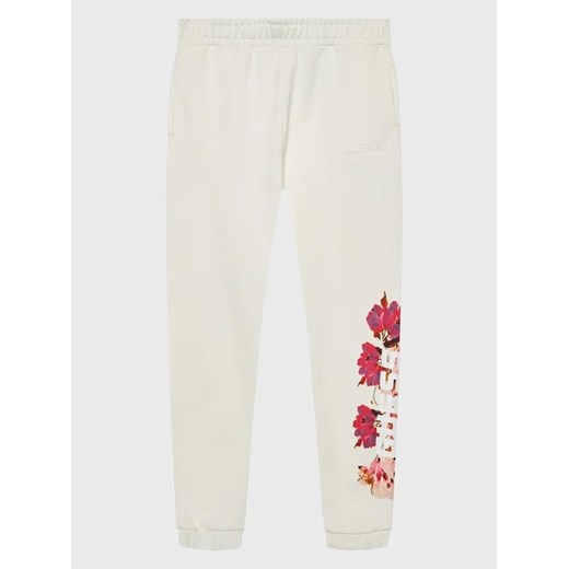Guess Spodnie dresowe J3RQ14 K68I3 Biały Regular Fit ze sklepu MODIVO w kategorii Spodnie dziewczęce - zdjęcie 168488780
