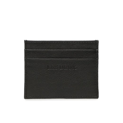 Les Deux Etui na karty kredytowe Leather Cardholder LDM940067 Czarny ze sklepu MODIVO w kategorii Etui - zdjęcie 168488811