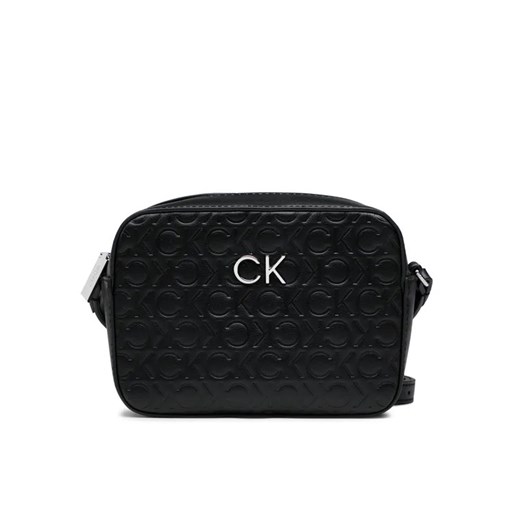 Calvin Klein Torebka Re-Lock Camera Bag Emb Mono K60K610199 Czarny Calvin Klein uniwersalny MODIVO