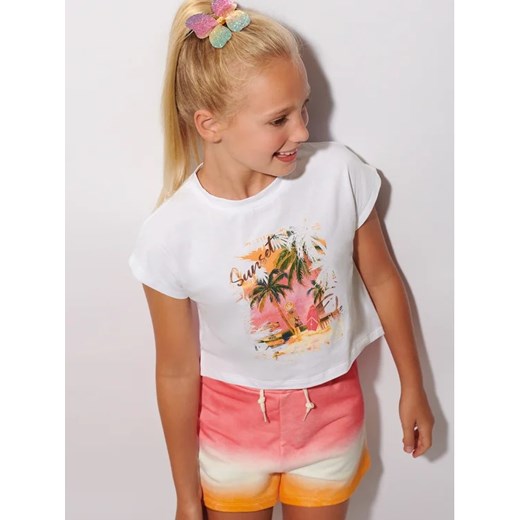 Mayoral Komplet t-shirt i spodenki 6244 Kolorowy ze sklepu MODIVO w kategorii Komplety dziewczęce - zdjęcie 168489180