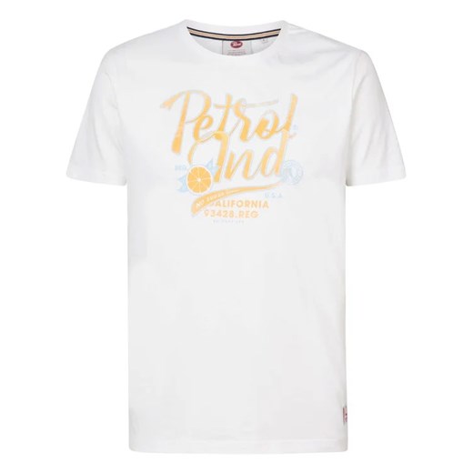 Petrol Industries T-Shirt M-1030-TSR682 Biały Regular Fit ze sklepu MODIVO w kategorii T-shirty męskie - zdjęcie 168489213