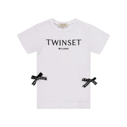 TWINSET T-Shirt 201GB2370 M Biały Regular Fit Twinset 2Y promocja MODIVO