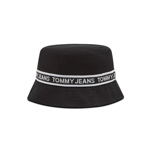 Tommy Jeans Kapelusz Tjw Mini Logo Tape Bucket AW0AW09768 Czarny Tommy Jeans uniwersalny okazja MODIVO