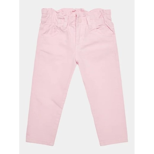 Guess Jeansy K3YB02 WE620 Różowy Relaxed Fit ze sklepu MODIVO w kategorii Spodnie dziewczęce - zdjęcie 168490434