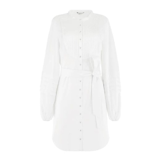 Guess Sukienka koszulowa Tina W3GK0C WAF10 Biały Regular Fit ze sklepu MODIVO w kategorii Sukienki - zdjęcie 168491270