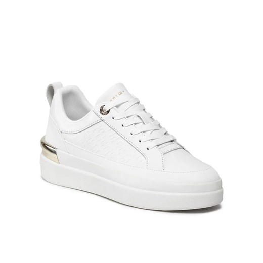 Tommy Hilfiger Sneakersy Lux Court Sneaker Monogram FW0FW07808 Biały Tommy Hilfiger 36 MODIVO