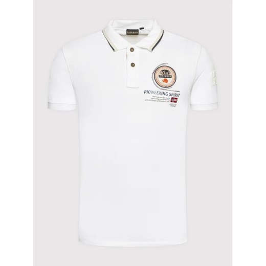 Napapijri Polo Gandy 4 NP0A4H8R Biały Regular Fit Napapijri L MODIVO