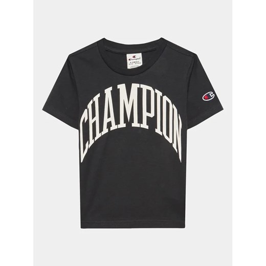 Champion T-Shirt 306362 Czarny Regular Fit ze sklepu MODIVO w kategorii T-shirty chłopięce - zdjęcie 168492922