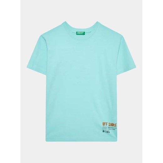 United Colors Of Benetton T-Shirt 3096C10BL Niebieski Regular Fit United Colors Of Benetton 140 MODIVO