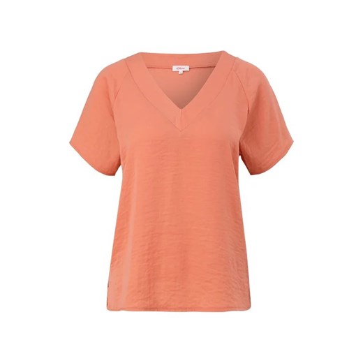 s.Oliver T-Shirt 2129455 Pomarańczowy Regular Fit 48 MODIVO