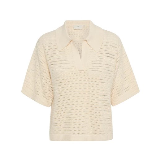 Kaffe Polo Hella 10507466 Biały Loose Fit Kaffe 2XL MODIVO