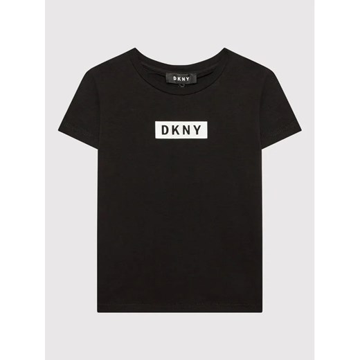DKNY T-Shirt D35R93 M Czarny Regular Fit 10Y MODIVO
