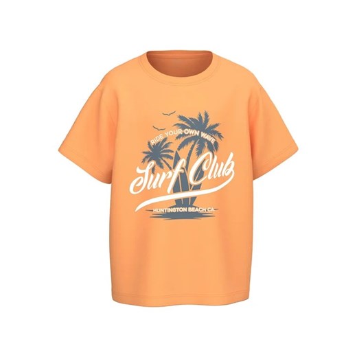 NAME IT T-Shirt 13216891 Pomarańczowy Loose Fit ze sklepu MODIVO w kategorii T-shirty chłopięce - zdjęcie 168495671
