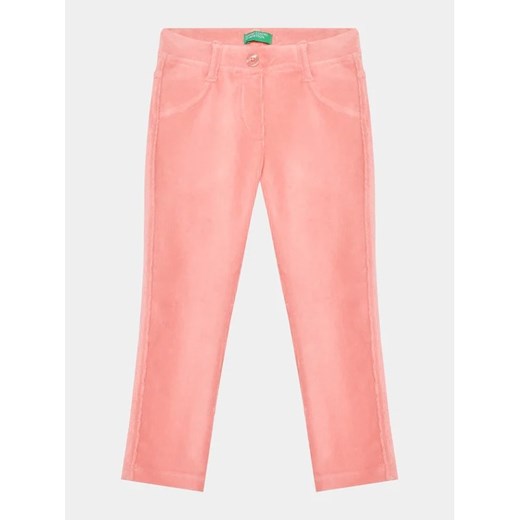 United Colors Of Benetton Jegginsy 4DZBGE00L Różowy Regular Fit ze sklepu MODIVO w kategorii Spodnie dziewczęce - zdjęcie 168497303