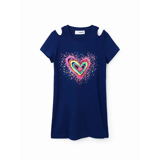 Desigual Sukienka codzienna 23SGVK09 Granatowy Regular Fit Desigual 13_14Y MODIVO