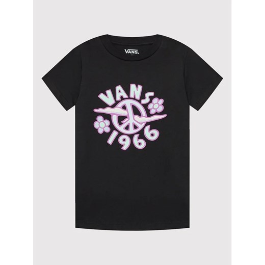 Vans T-Shirt Psyka Delia VN0A7RR8 Czarny Regular Fit ze sklepu MODIVO w kategorii Bluzki dziewczęce - zdjęcie 168497704