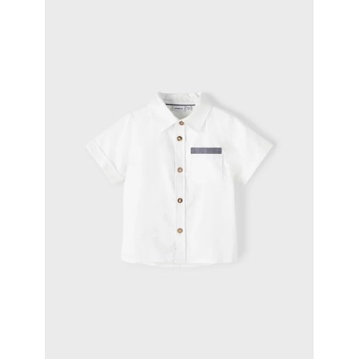 NAME IT Koszula 13216662 Biały Regular Fit ze sklepu MODIVO w kategorii Koszule chłopięce - zdjęcie 168498422