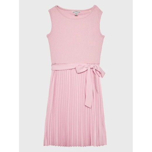 Guess Sukienka codzienna J2GK40 RC1S0 Różowy Regular Fit Guess 4Y MODIVO wyprzedaż