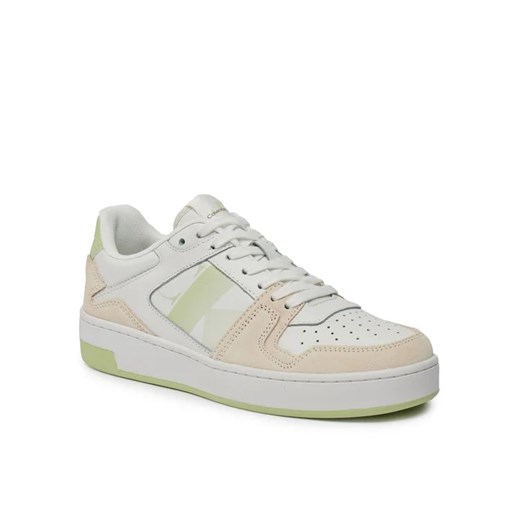 Calvin Klein Jeans Sneakersy Basket Cupsole Lace Mix Nbs Sat YW0YW01446 Biały 39 MODIVO