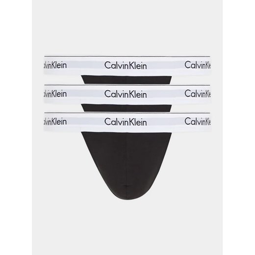 Calvin Klein Underwear Komplet 3 par stringów 000NB3226A Czarny ze sklepu MODIVO w kategorii Majtki męskie - zdjęcie 168500984