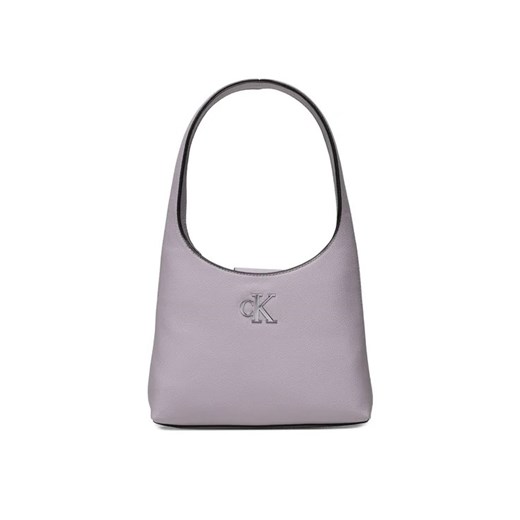 Calvin Klein Jeans Torebka Minimal Monogram Shoulder Bag K60K610843 Fioletowy ze sklepu MODIVO w kategorii Torby Shopper bag - zdjęcie 168501441