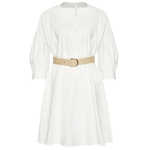 Imperial Sukienka codzienna ABWSBBD Biały Regular Fit Imperial S promocyjna cena MODIVO