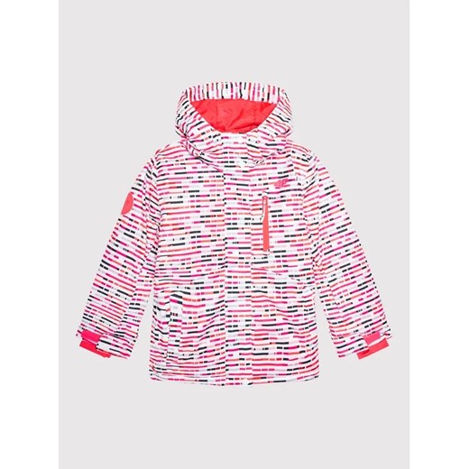 4F Kurtka snowboardowa HJZ20-JKUDNS003 Biały Regular Fit 152 wyprzedaż MODIVO