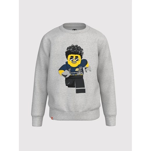 LEGO Bluza 12010605 Szary Regular Fit ze sklepu MODIVO w kategorii Bluzy chłopięce - zdjęcie 168502272