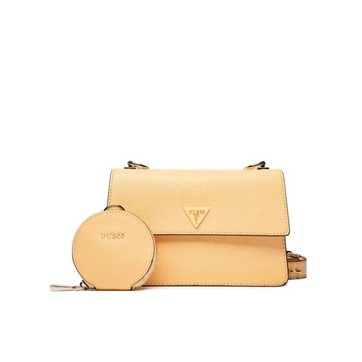 Guess Torebka Alexie Crossbody Flap HWVG84 16190 Żółty Guess uniwersalny promocyjna cena MODIVO