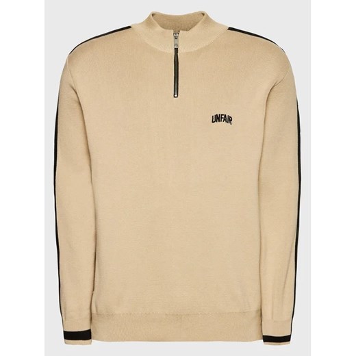 Unfair Athletics Sweter UNFR22-116 Beżowy Regular Fit Unfair Athletics L okazja MODIVO