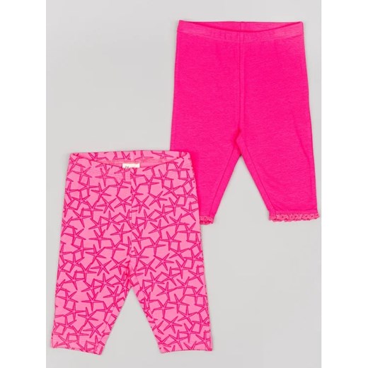 Zippy Komplet 2 par legginsów ZBGAP0401 23006 Różowy Regular Fit ze sklepu MODIVO w kategorii Spodnie dziewczęce - zdjęcie 168503470