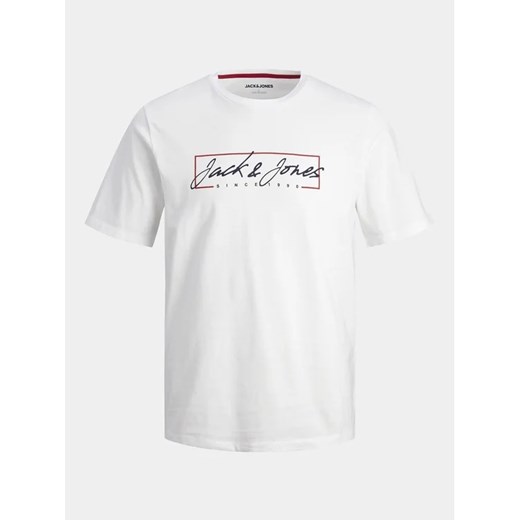 Jack&Jones Junior T-Shirt Zuri 12249699 Biały Standard Fit ze sklepu MODIVO w kategorii T-shirty chłopięce - zdjęcie 168503490