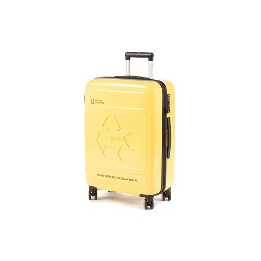 National Geographic Średnia Twarda Walizka Medium Trolley N205HA.60.68 Żółty National Geographic m okazja MODIVO