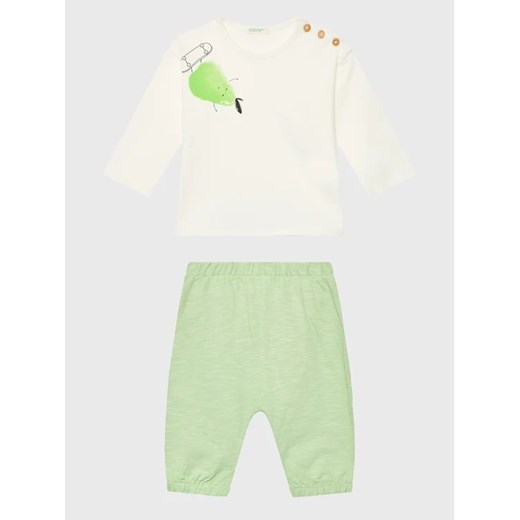 United Colors Of Benetton Komplet bluzka i spodnie 3F93A102H Kolorowy Regular Fit ze sklepu MODIVO w kategorii Dresy dla niemowlaka - zdjęcie 168504083