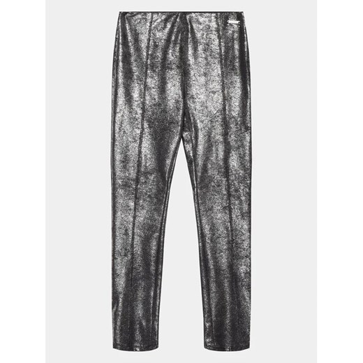 Guess Spodnie materiałowe J2BB06 WE5T0 Szary Skinny Fit ze sklepu MODIVO w kategorii Spodnie dziewczęce - zdjęcie 168504120