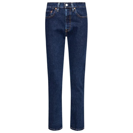 Levi's® Jeansy 501™ 36200-0179 Granatowy Cropped Fit 24_26 okazyjna cena MODIVO