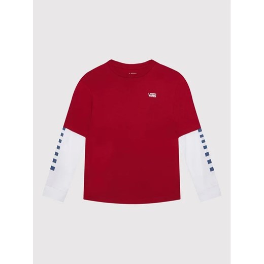 Vans Bluzka Long Check Twofer VN0A49OY Czerwony Regular Fit Vans M MODIVO