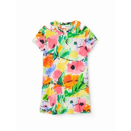 Desigual Sukienka codzienna 23SGVK14 Kolorowy Regular Fit Desigual 5_6Y MODIVO