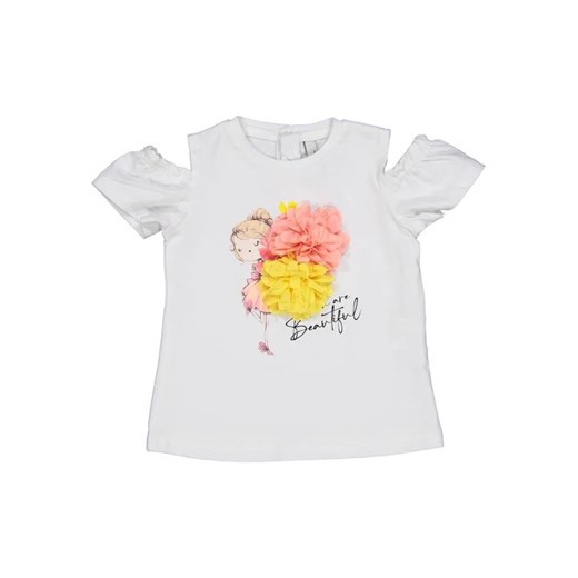 Birba Trybeyond T-Shirt 999 64083 00 D Biały Regular Fit ze sklepu MODIVO w kategorii Bluzki dziewczęce - zdjęcie 168504932