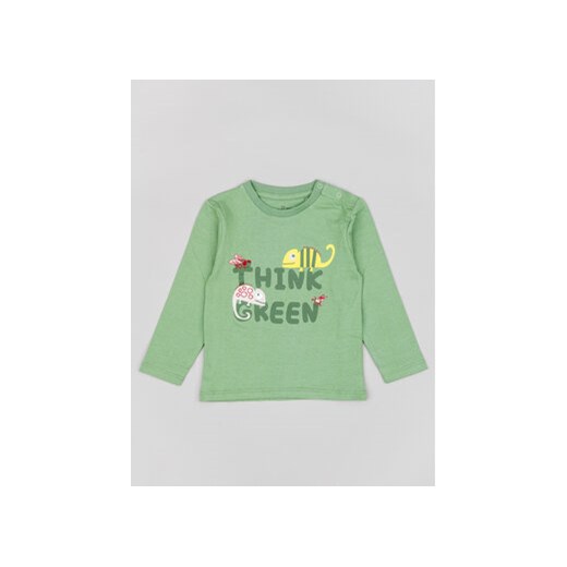 Zippy Bluzka ZBBAP0303 23001 Zielony Regular Fit ze sklepu MODIVO w kategorii T-shirty chłopięce - zdjęcie 168505244