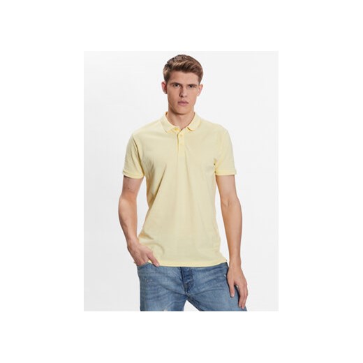 Brave Soul Polo MPS-131TOKITAB Żółty Regular Fit ze sklepu MODIVO w kategorii T-shirty męskie - zdjęcie 168505651