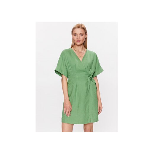 United Colors Of Benetton Sukienka codzienna 4AGHDV03C Zielony Regular Fit ze sklepu MODIVO w kategorii Sukienki - zdjęcie 168505822