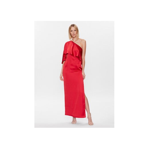 Lauren Ralph Lauren Sukienka wieczorowa 253889280003 Czerwony Regular Fit ze sklepu MODIVO w kategorii Sukienki - zdjęcie 168507252
